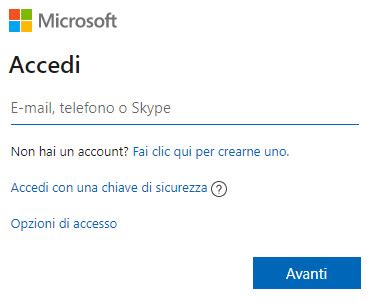 outlook online accedi.
